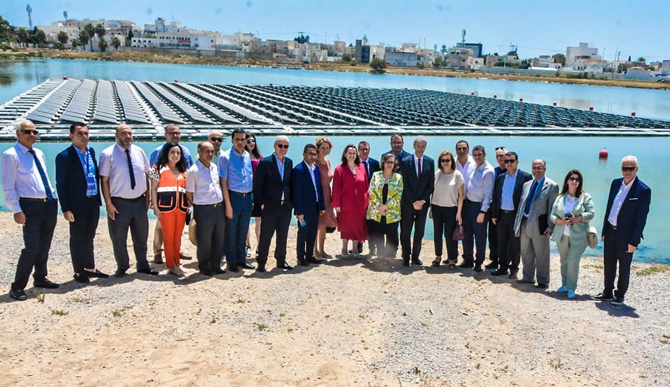 تونس تفتتح أول محطة نموذجية فولطاضوئية عائمة بشمال افريقيا والشرق الأوسط